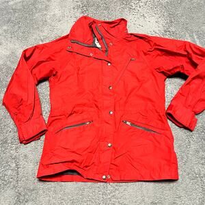 Vintage 80s The North Face Coat Womens Small Red Ski Goretex Jacket